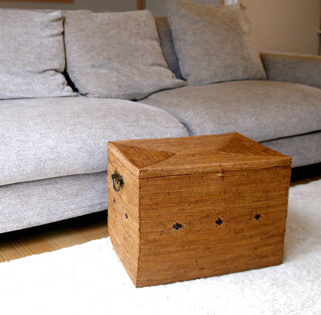 BAX-337SIN アタブラスランドリーボックス(ドット・W40×D30×H30)