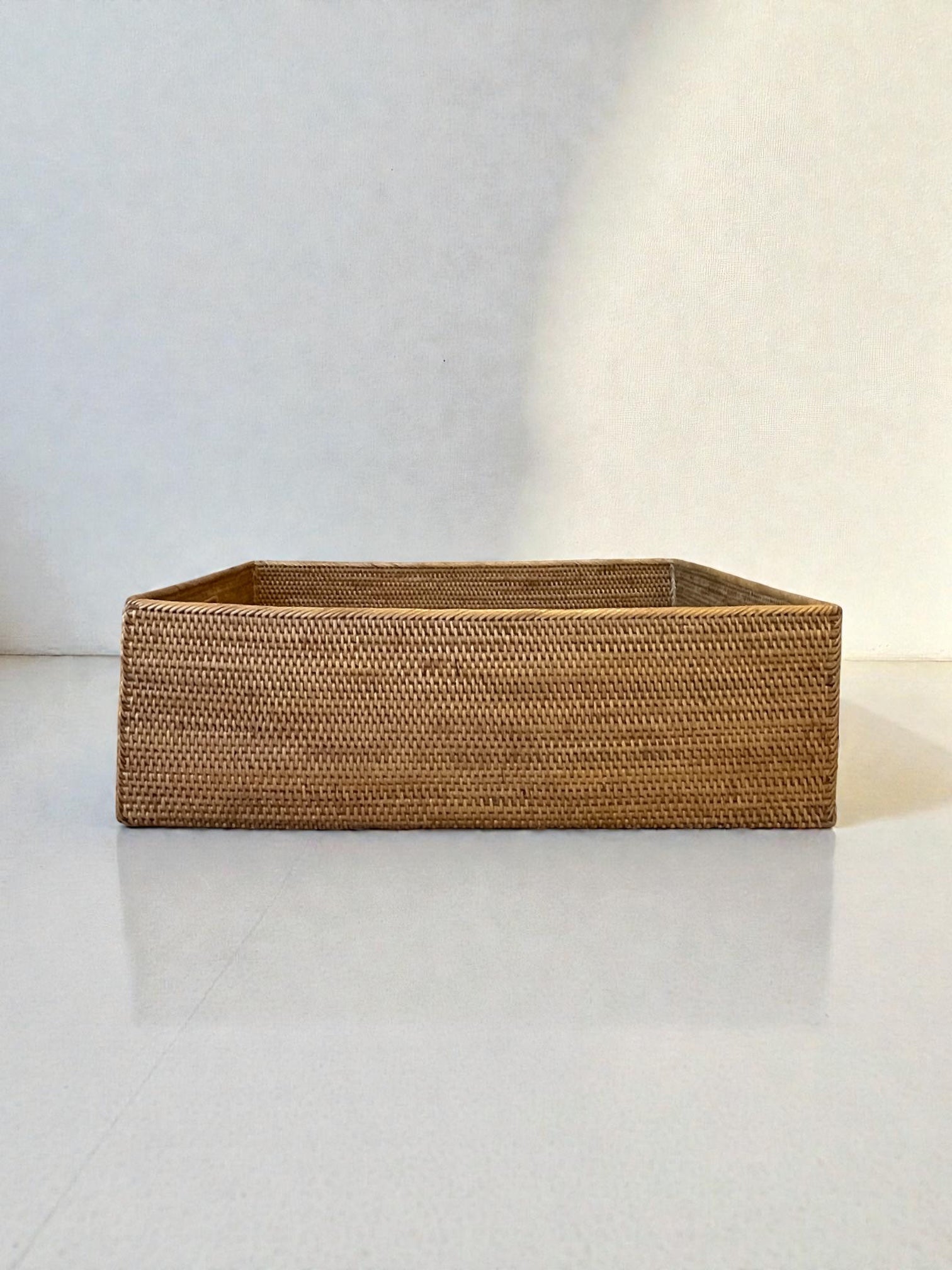 BAX-185SIN　真鍮取っ手収納ボックス（ウェーブ・Ｗ３５×Ｄ３８×Ｈ１2）無料配送