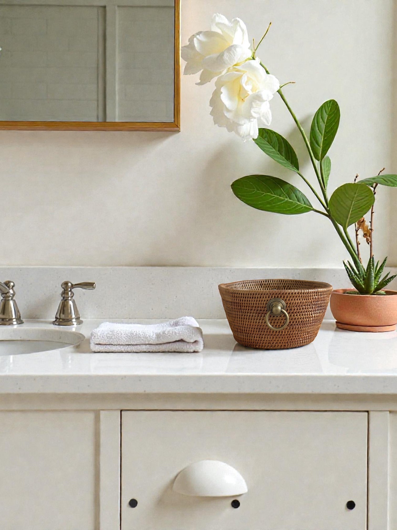 BAX-215SIN　アタブラス楕円バスケット小物入れ（H７）