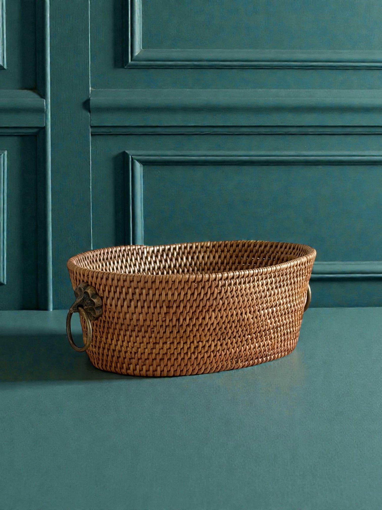 BAX-215SIN　アタブラス楕円バスケット小物入れ（H７）