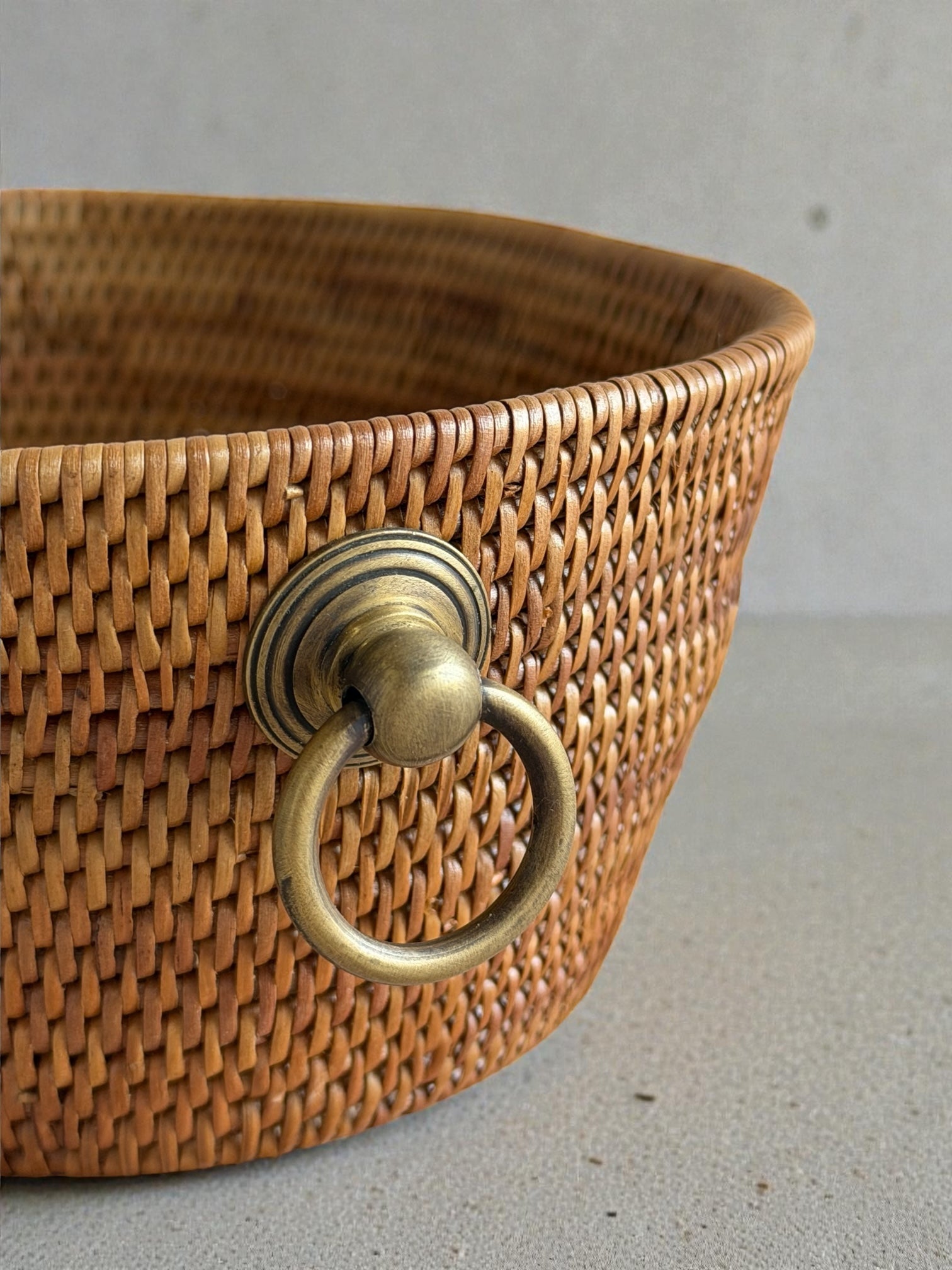 BAX-215SIN　アタブラス楕円バスケット小物入れ（H７）