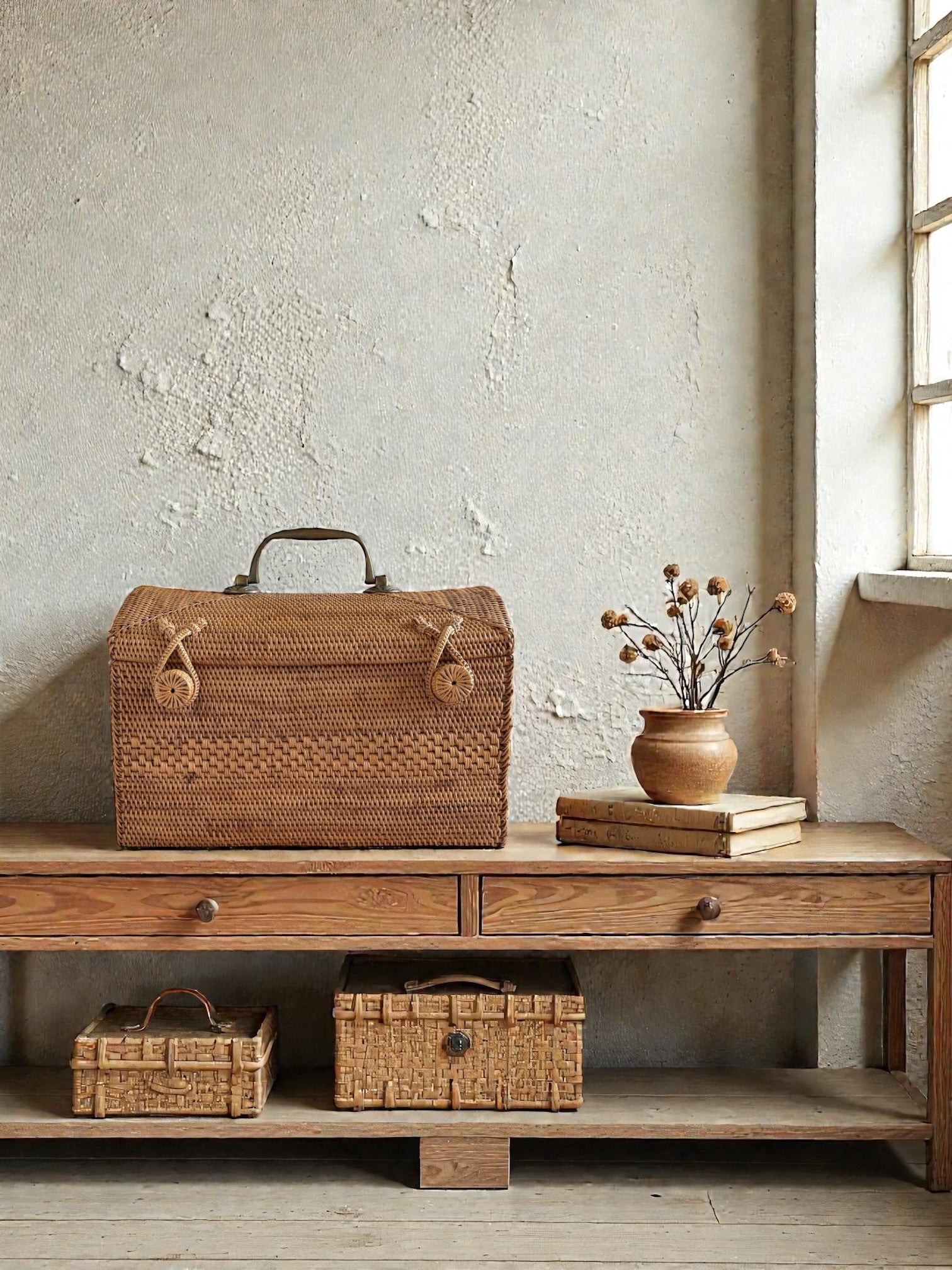 BAX-264SINドーム形蓋付きバスケット